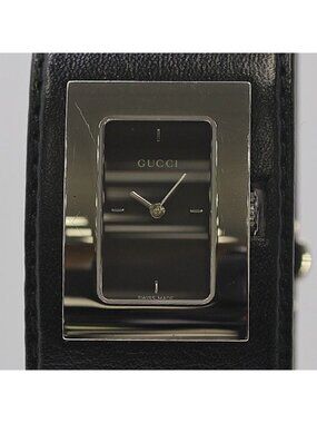 Gucci Bangle Watch Black Dial